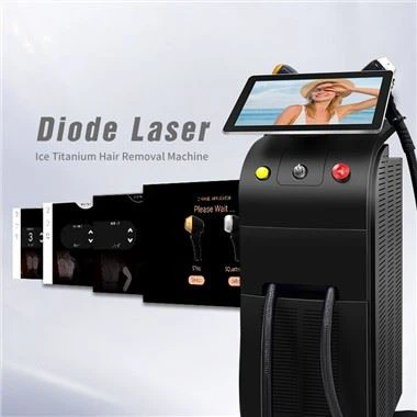 Fabrieksprijs Schoonheidsmachine Drievoudige snelheid 808 755 1064 Ontharing Sopraan Ice Platinum