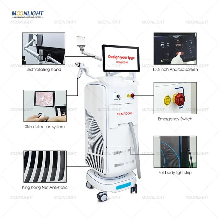 2024 AI Freezing Point Diode Laser Hair Removal Machine