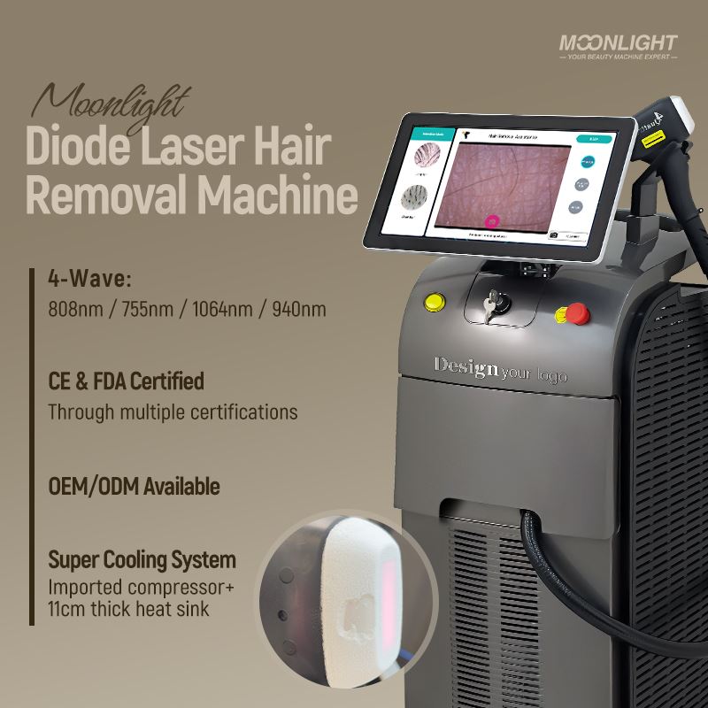 Laserontharingsmachine voor klinieken en schoonheidssalons